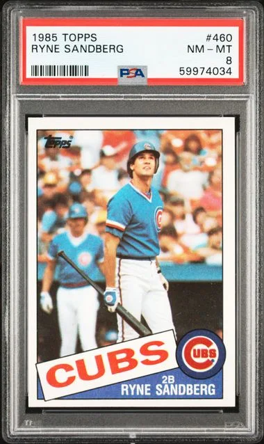 1985 Topps Ryne Sandberg #460 card image