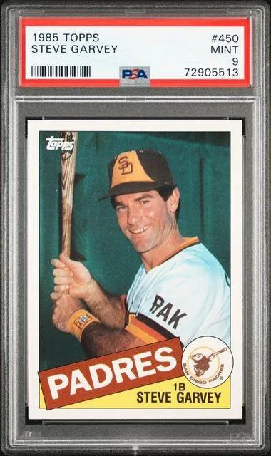 1985 Topps Steve Garvey #450 card image