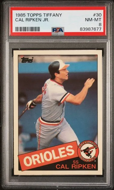 1985 Topps Tiffany Cal Ripken Jr. #30 card image