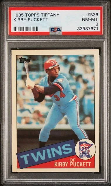 1985 Topps Tiffany Kirby Puckett #536 card image