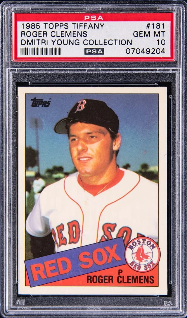 1985 Topps Tiffany Roger Clemens - Ex-Dmitri Young Collection #181 card image