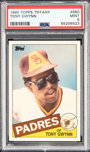 1985 Topps Tiffany Tony Gwynn #660 card image