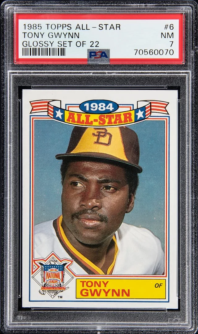 1985 Topps Tony Gwynn All-Star Glossy Set of 22 #6 card image