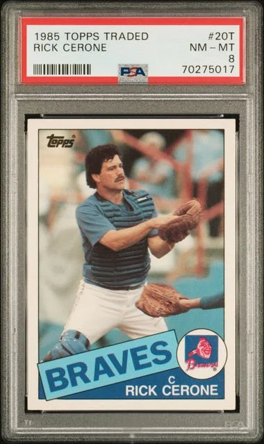 1985 Topps Traded Rick Cerone #20T card image