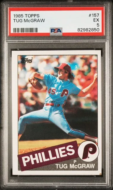 1985 Topps Tug Mcgraw #157 card image