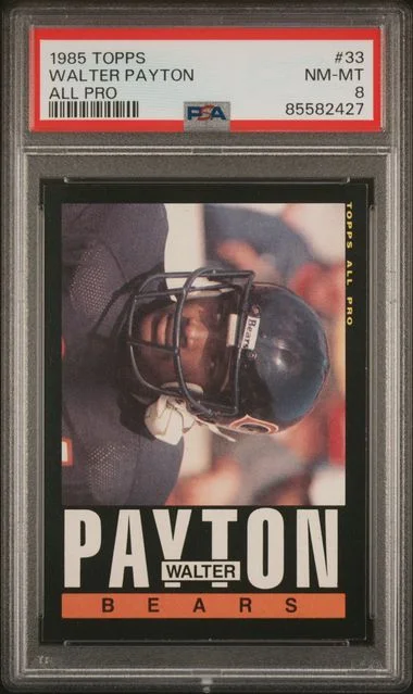 1985 Topps Walter Payton #33 card image