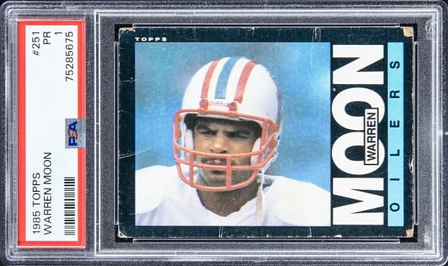 1985 Topps Warren Moon #251 card image