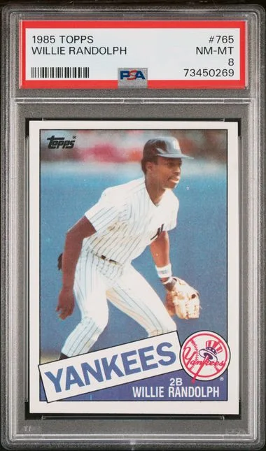 1985 Topps Willie Randolph #765 card image