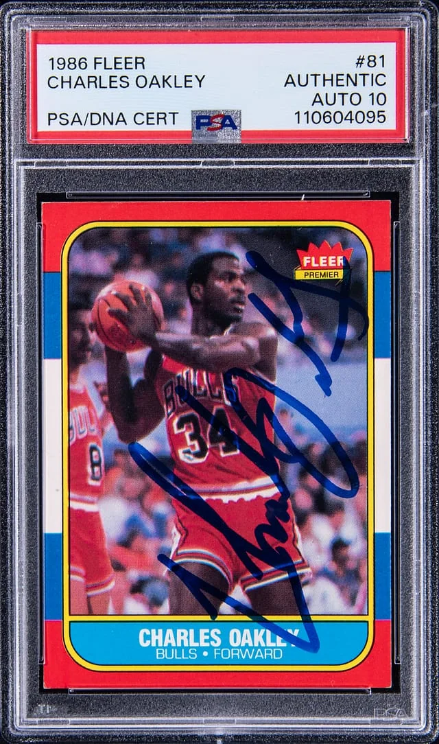 1986-87 Fleeer Charles Oakley #81 card image
