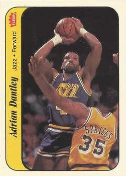 1986-87 Fleer Adrian Dantley [Stickers] Stickers #3 card image