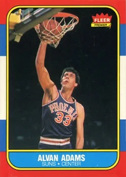 1986-87 Fleer Alvan Adams #2 card image
