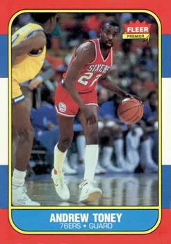 1986-87 Fleer Andrew Toney #114 card image