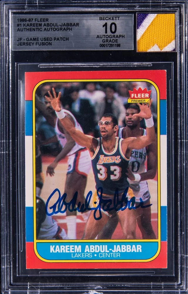 1986-87 Fleer Basketball/BGS #no-number card image