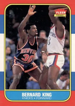 1986-87 Fleer Bernard King #60 card image