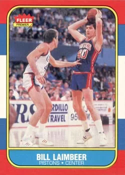 1986-87 Fleer Bill Laimbeer #61 card image