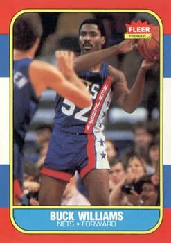1986-87 Fleer Buck Williams #123 card image