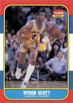 1986-87 Fleer Byron Scott #99 card image