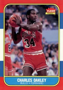1986-87 Fleer Charles Oakley #81 card image