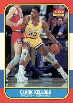 1986-87 Fleer Clark Kellogg #58 card image