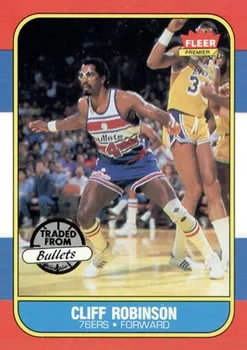 1986-87 Fleer Cliff Robinson #93 card image