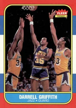1986-87 Fleer Darrell Griffith #42 card image