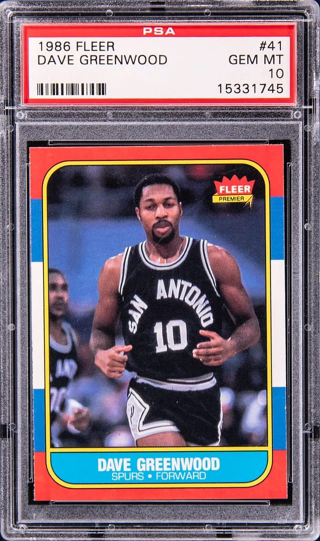 1986-87 Fleer David Greenwood #41 card image