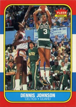 1986-87 Fleer Dennis Johnson #50 card image