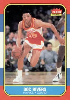 1986-87 Fleer Doc Rivers #91 card image