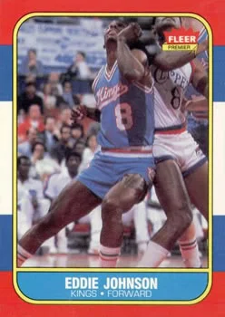 1986-87 Fleer Eddie Johnson #51 card image