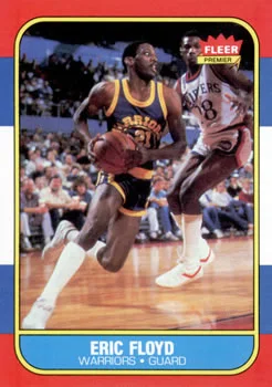 1986-87 Fleer Eric Floyd #34 card image
