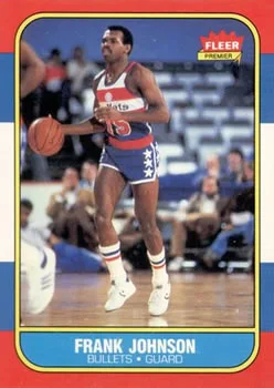 1986-87 Fleer Frank Johnson #52 card image