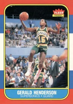 1986-87 Fleer Gerald Henderson #45 card image