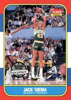 1986-87 Fleer Jack Sikma #102 card image