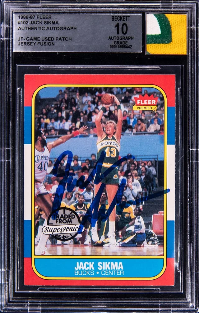 1986-87 Fleer Jack Skima #102 card image
