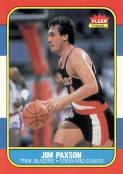 1986-87 Fleer Jim Paxson #85 card image