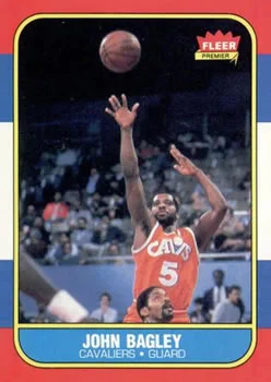 1986-87 Fleer John Bagley #5 card image