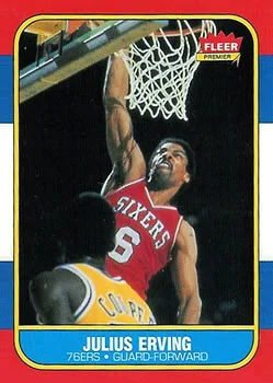 1986-87 Fleer Julius Erving #31 card image