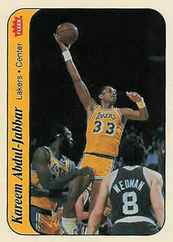 1986-87 Fleer Kareem Abdul-Jabbar #1 card image