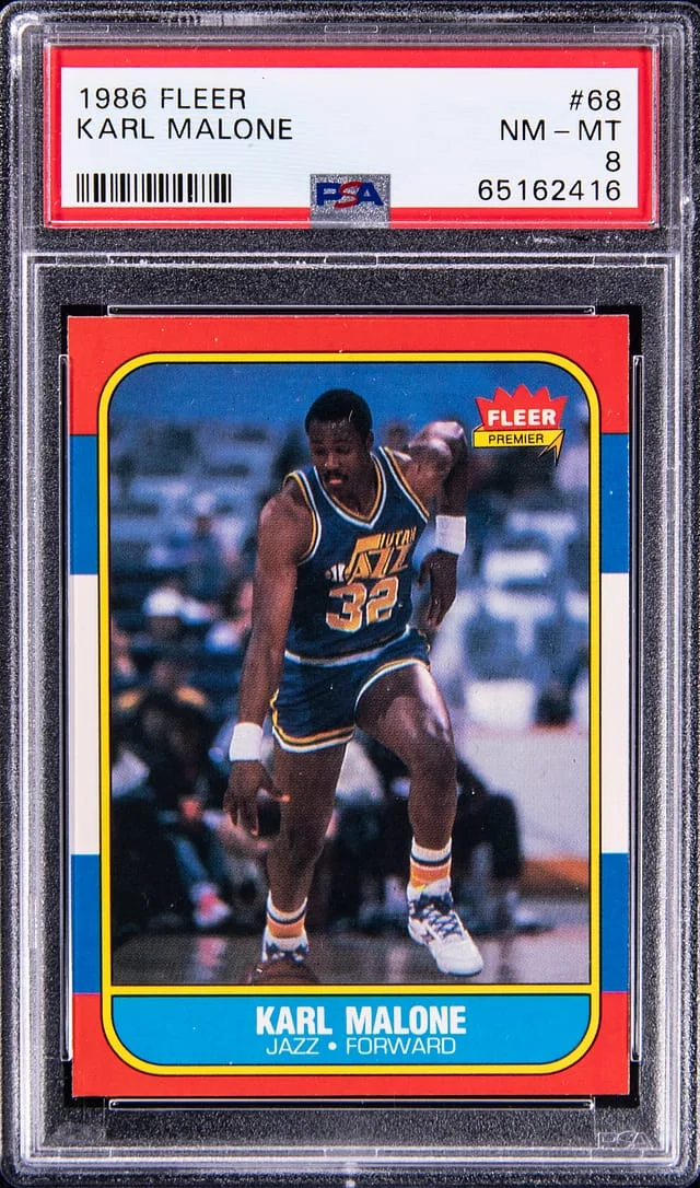 1986-87 Fleer Karl Malone #88 card image