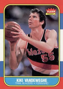 1986-87 Fleer Kiki Vandeweghe #117 card image
