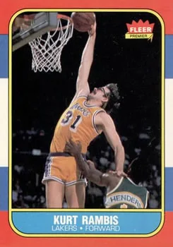 1986-87 Fleer Kurt Rambis #89 card image