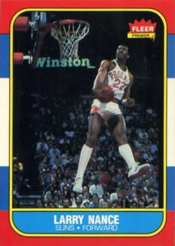 1986-87 Fleer Larry Nance #78 card image