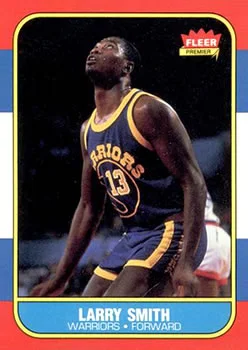1986-87 Fleer Larry Smith #104 card image
