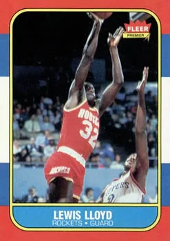 1986-87 Fleer Lewis Lloyd #65 card image