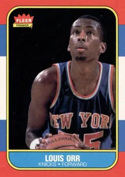 1986-87 Fleer Louis Orr #83 card image