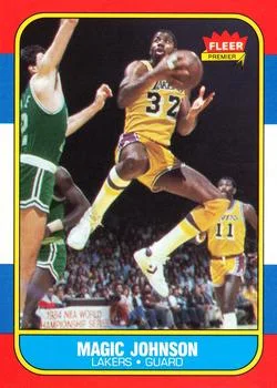 1986-87 Fleer Magic Johnson #53 card image