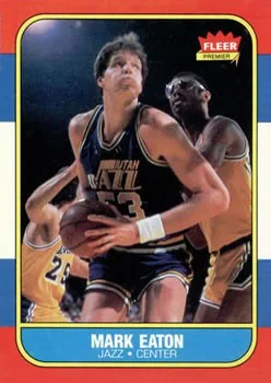1986-87 Fleer Mark Eaton #28 card image