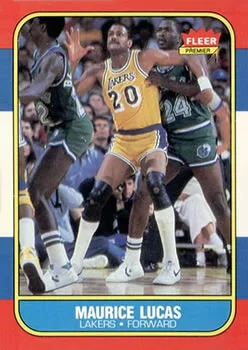 1986-87 Fleer Maurice Lucas #66 card image