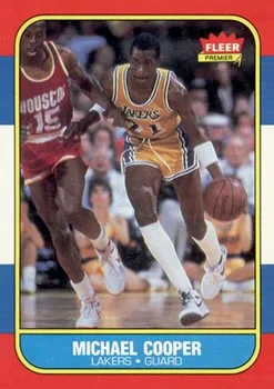 1986-87 Fleer Michael Cooper #17 card image