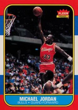 1986-87 Fleer Michael Jordan #57 card image